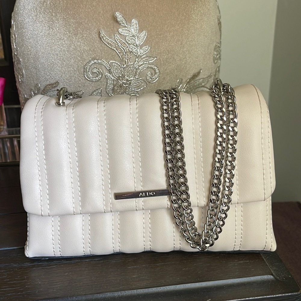 New aldo bag with silver adjustable straps